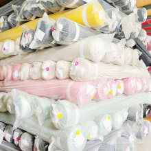 Factory Direct Sale Stock Tabrics en textile Rayon Nylon Stretch Silver Linn Like Fabric Bars Fabric pas cher pour vêtements